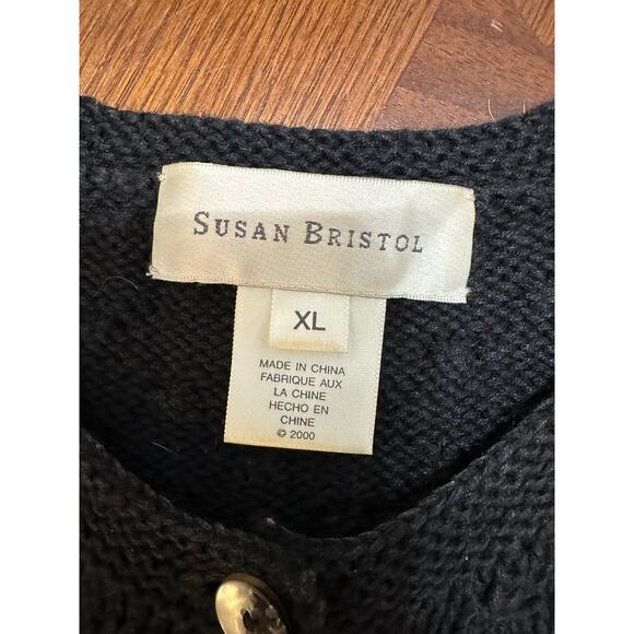 Vintage Susan Bristol Thick Heavy Cottagecore Grannycore Floral 3D Knit Sweater - Picture 5 of 9